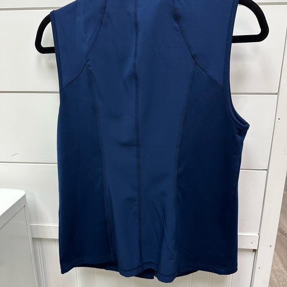 Chico’s Zenergy Knit Zip Vest Size 0 (US S/4-6) – Navy Blue - Picture 5 of 8